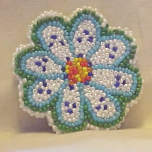 Beaded Flower Fridgie