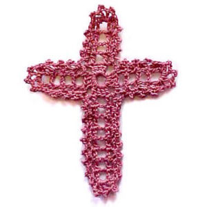 Lacy Cross Bookmark