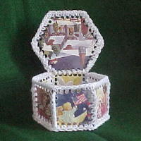 Hexagon Box Open Hexagon Box Open