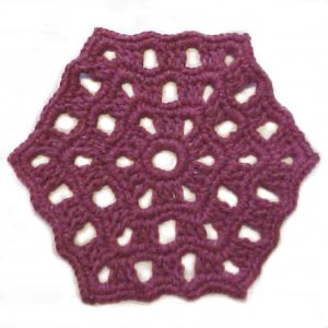 Lacy Hexagon Motif or Trivet