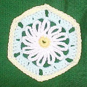  Daisy Hexagon Motif