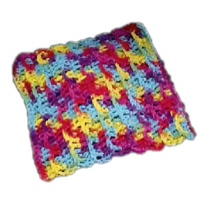 Waffle Stitch Dishcloth