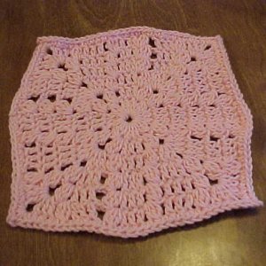 Cluster Cross Dishcloth