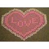Heart Filet Doily