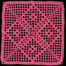 Filet Square Doily