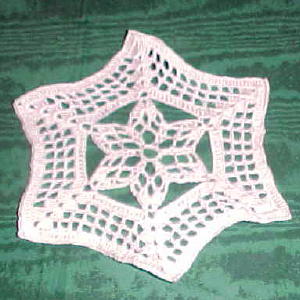 Snowflake Centered Doily