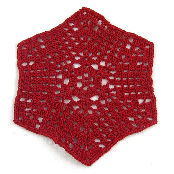 Simply Smalll Hexagon Doily