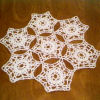 Snowy Garden Doily