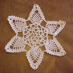 Pineapple Snowflake Doily