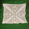 Lacet Circles Filet Square Doily