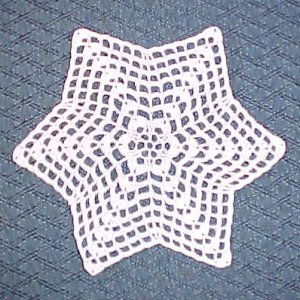 Winter Relections Doily