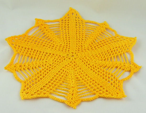 Shell Net Star Doily