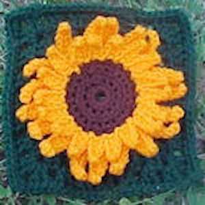 7inch Julie's Sunflower Square