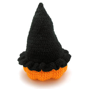 Pumpkin and Witchs Hat Candy Dish