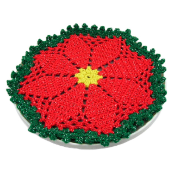 Poinsettia Lazy Susan Mat