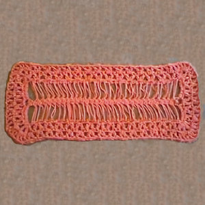 Hairpin Lace Shelf Runner