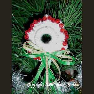 Beaded Tape Core Wreath