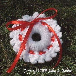 Double Crochet Wreath Ornament
