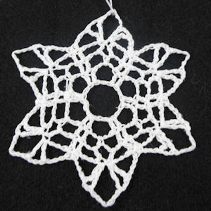 Ice Crystal Snowflake