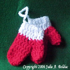 Santas Mittens Ornament