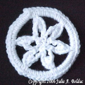 Citrus Stitch Snowflake Ornament