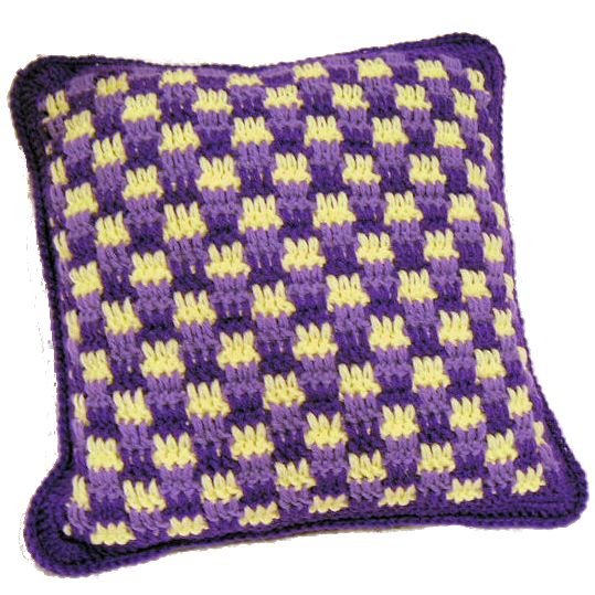 Interlocking Block Stitch I Pillow
