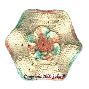 Flower Center Potholder