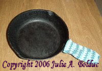 Handle Holder on Pan Handle Holder on Pan