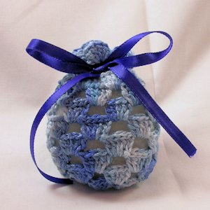 Shell Stitch Drawstring Sachet Shell Stitch Drawstring Sachet