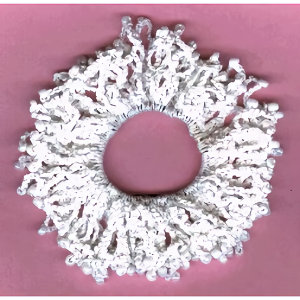 Pearl Beaded Scrunchie