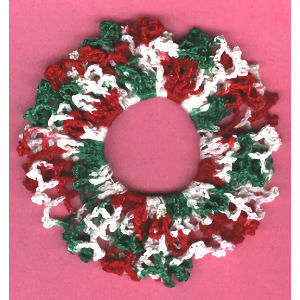 Filet Christmas Scrunchie