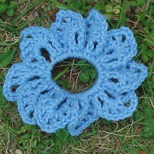 Flower Scrunchie