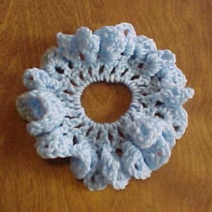 Lacy Shells Scrunchie