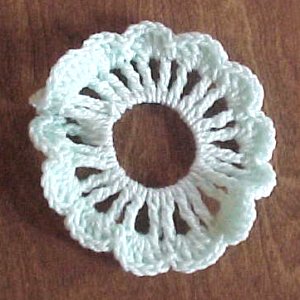 Scalloped Trebles Scrunchie