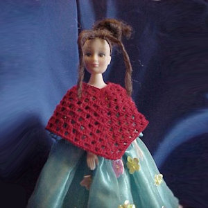 Dressy Fashion Doll Poncho