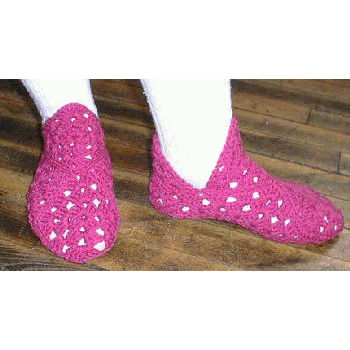 Granny Square Slippers