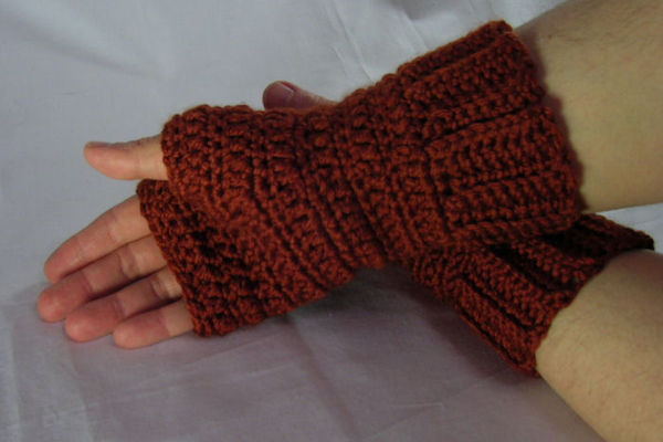 Simple Fingerless Mittens