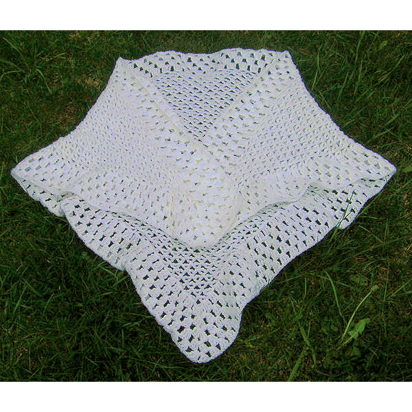 Treble Bump Stitch Shawl