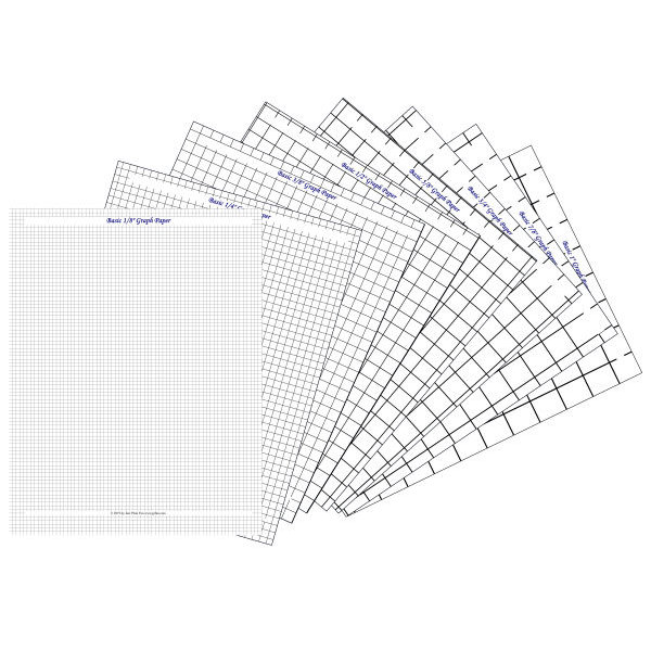 Basic Graph Paper Collection by Just Plain Fun - A Crochet pattern from jpfun.com