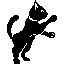 Cats-black-scratching-kitty.gif