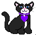 Cats-black-white-tuxedo-kitty-purple-heart.gif