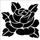 Flowers-roseblackwhite.gif