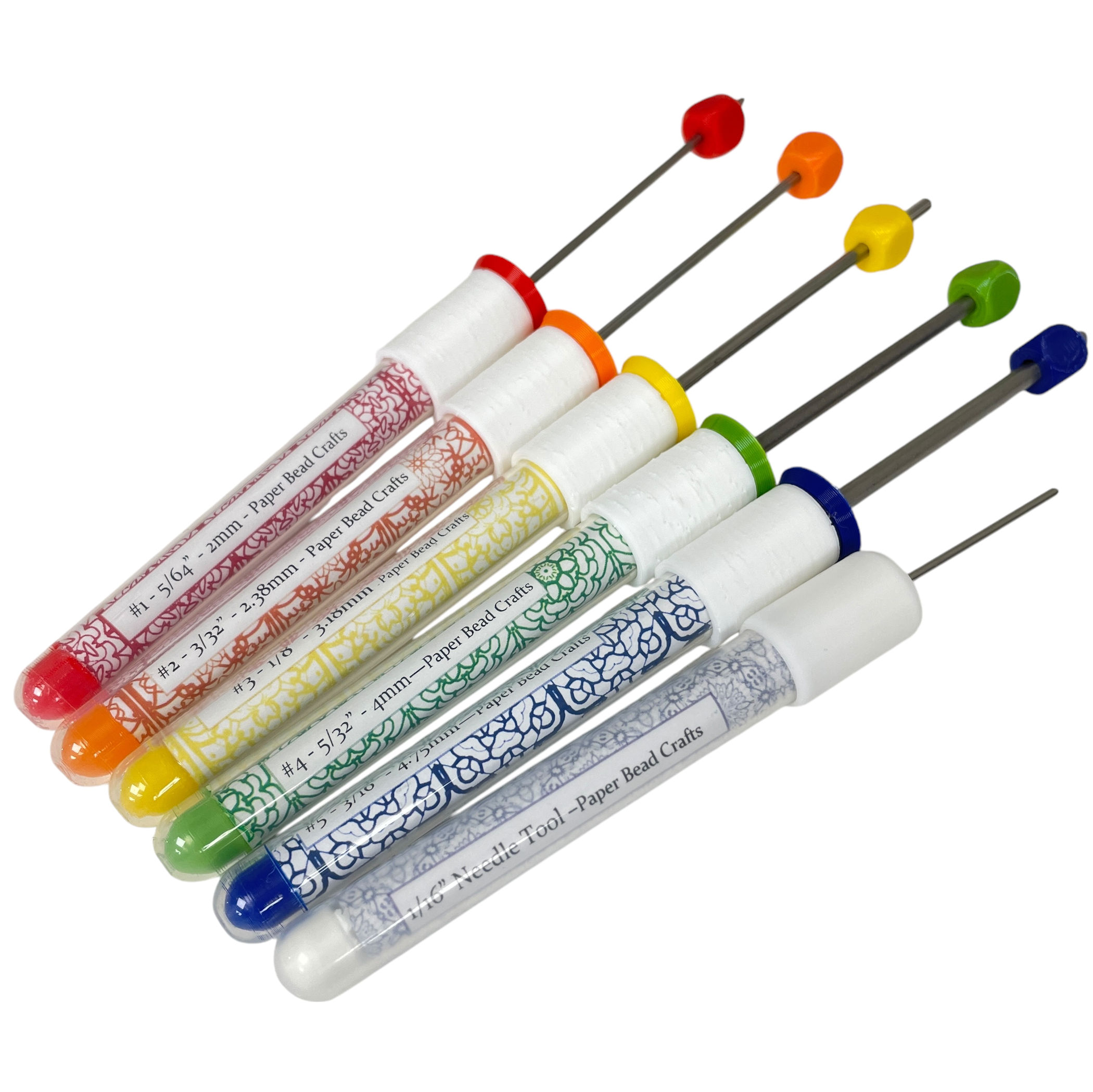 Adjustable Length Paper Bead Rollers With Pins Extended