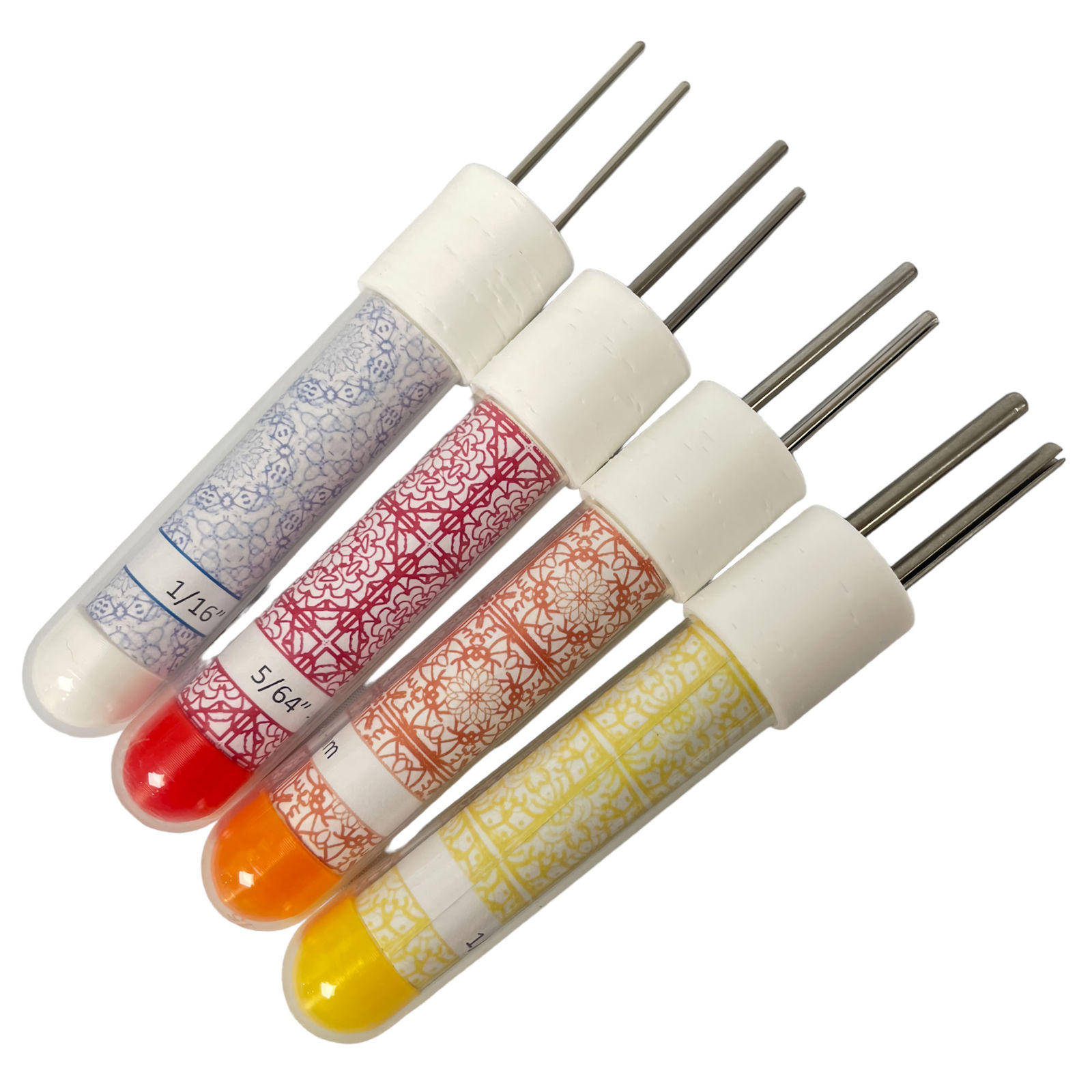 Set of 4 Double Hole Paper Bead Rollers