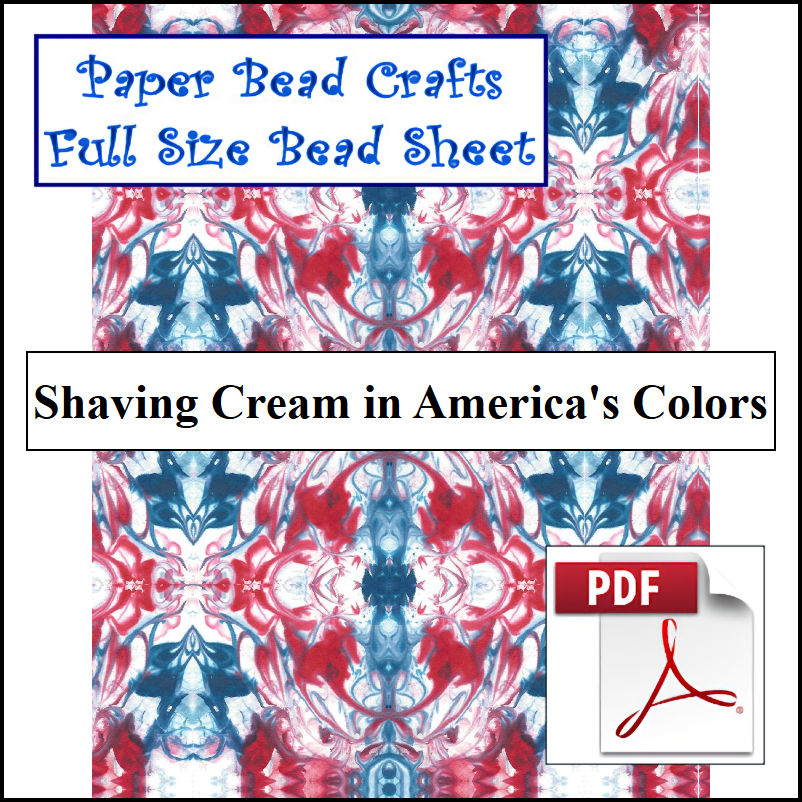 Shaving Cream in America's Colors