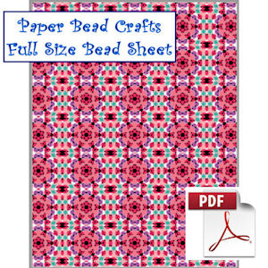Bright Pink Kaleidoscope - A Crochet pattern from jpfun.com