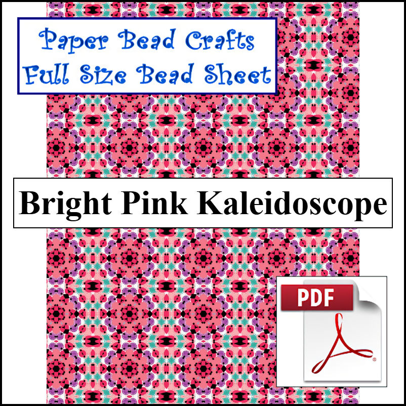 Bright Pink Kaleidoscope