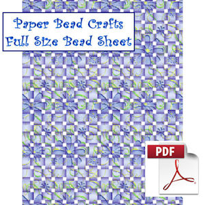 Blue Flowers Weave - A Crochet pattern from jpfun.com