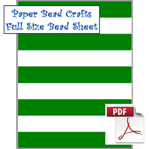 Green and White Stripes - A Crochet pattern from jpfun.com
