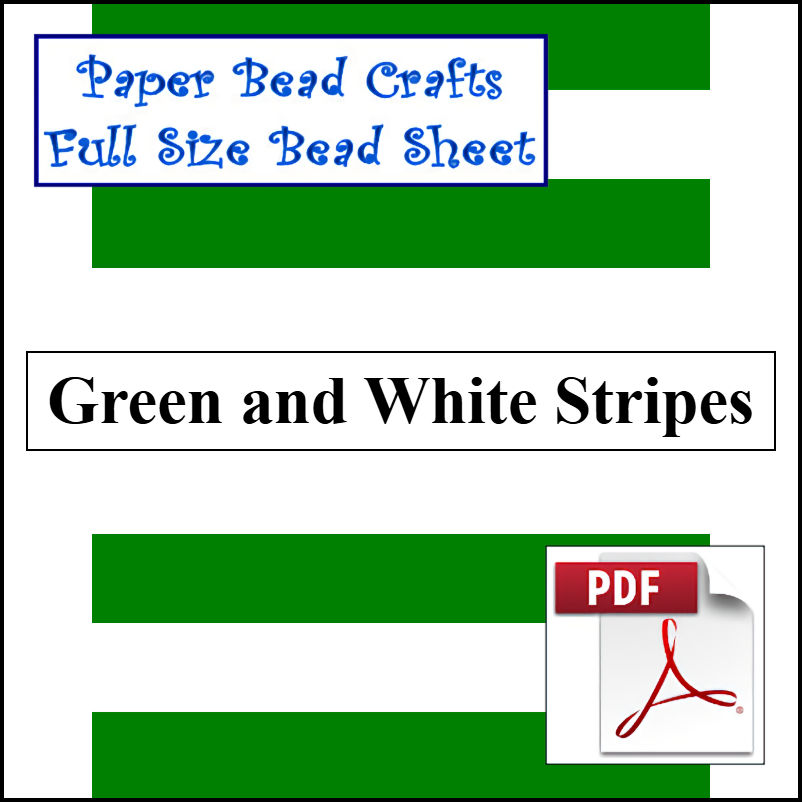 Green and White Stripes